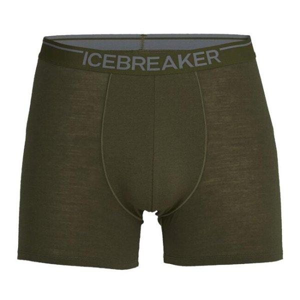 Icebreaker Férfi boxeralsó Anatomica, zöld