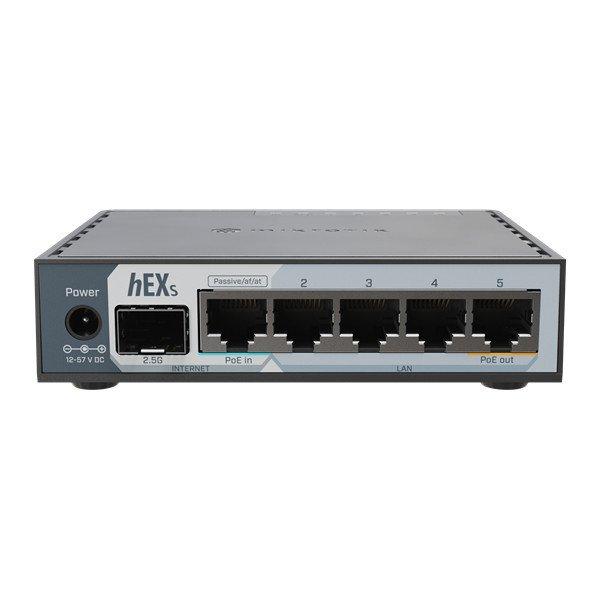 MikroTik hEX S (2025 verzió) E60iUGS L4 512MB 5xGbE LAN 1x2.5 GbE SFP port
router