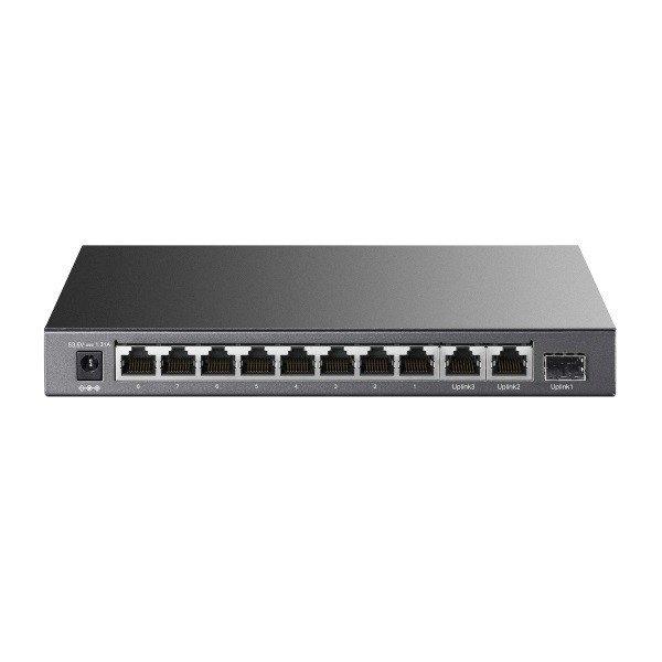 TP-Link Switch PoE - TL-SL1311P (11port; 8x 100Mbps af/at PoE+ port; 2x 1Gbps
port; 1x 1Gbps SFP; 65W)