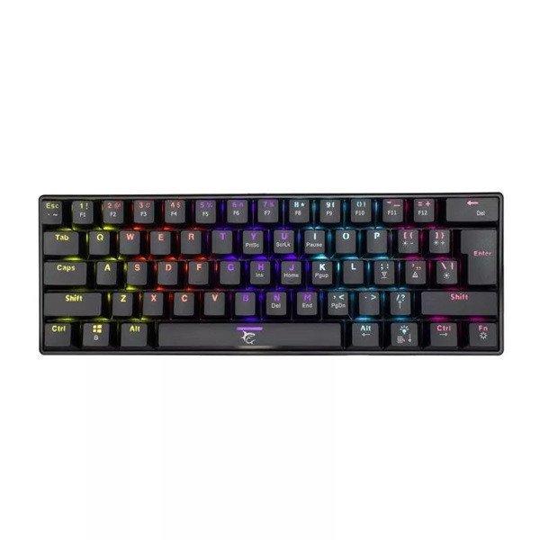 White Shark SHINOBI GK-2022B/R-US fekete mechanikus (red switch) gamer
billentyűzet