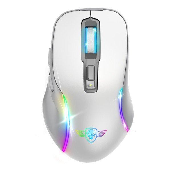 Spirit of Gamer Egér Vezeték nélküli - ELITE-M50 White (Optikai, 8000DPI,
1000Hz, 6 programozható gomb, RGB, fehér)