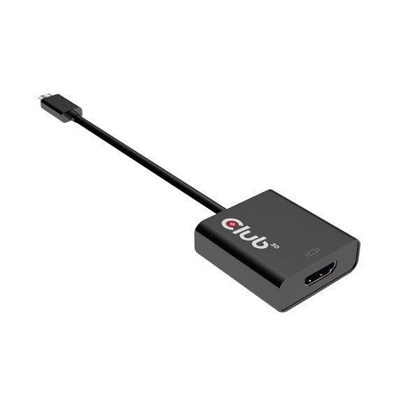 Club 3D Átalakító - CAC-2504 (3.1 USB-C Gen 1 to HDMI 2.0, 4K60Hz, HDR,
Aktív)
