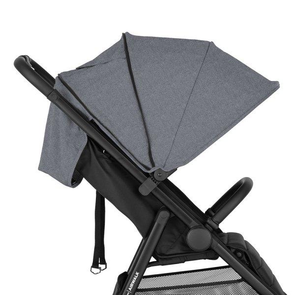 Petite&Mars Napfénytető + övvédő, Airwalk, Ultimate Grey