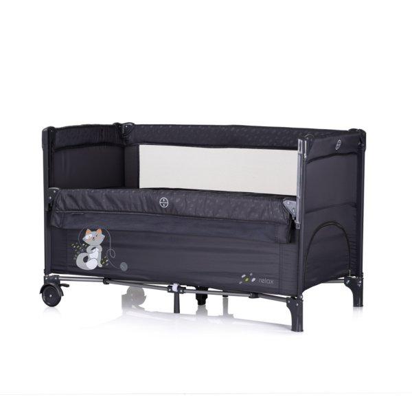 Chipolino Relax multifunkciós utazóágy - Anthracite