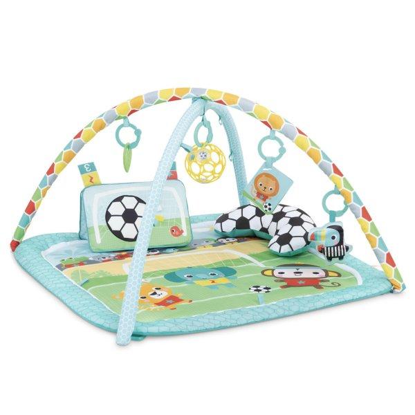 BRIGHT STARTS Játszószőnyeg játékhíddal és aktivitással Oball Gyp &
Kick™ 0hó+