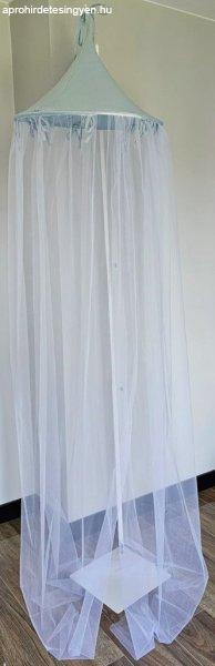 EKO Baldachin a kiságy fölé muszlin + tüll Kék 240x300 cm