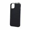 iPhone 13 (6,1") szilikon tok, htlap tok, fekete, matt