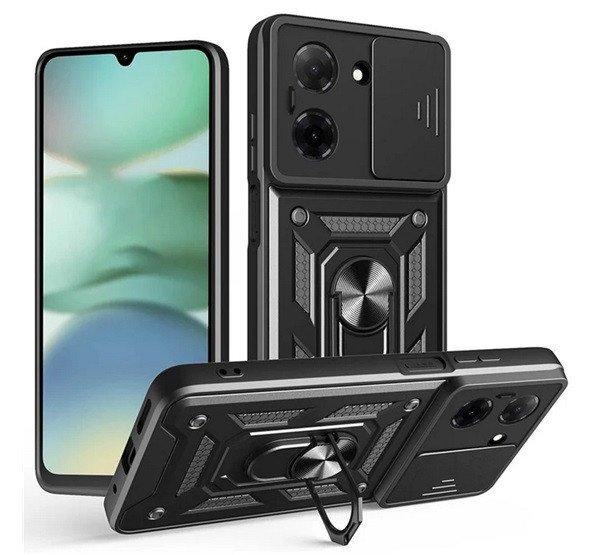 Defender szilikon telefonvédő (ütésállóság, tartógyűrű, kameravédő)
FEKETE Xiaomi Redmi A5 4G