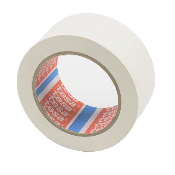 Ragasztószalag TESA 60760 50mm/33m fehér PVC/NK/150my padlójelölő