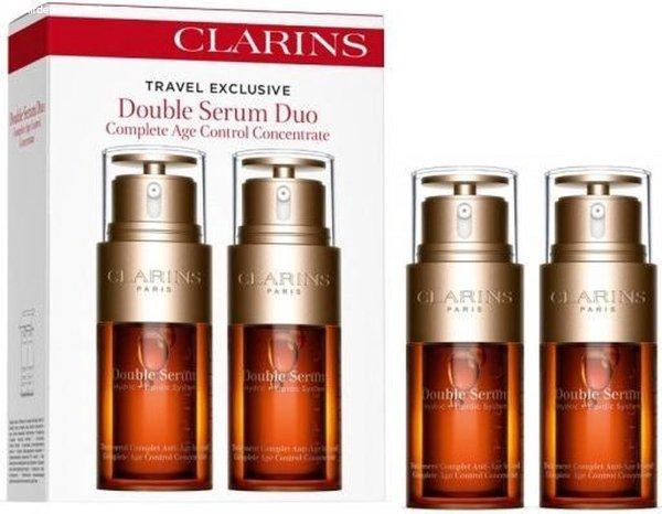 Clarins Bőröregedés gátló ajándékszett Double Serum Duo Set