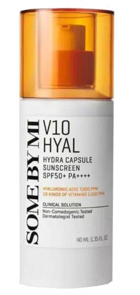 Some By Mi Fényvédő krém SPF 50+ V10 Hyal (Hydra Capsule Sunscreen) 40 ml
