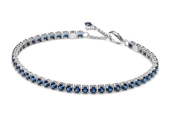 Pandora Ezüst karkötő kék cirkónium kövekkel Timeless 591469C02 20 cm