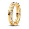 Pandora Aranyozott dupla gyr cirknium kvekkel Timeless S