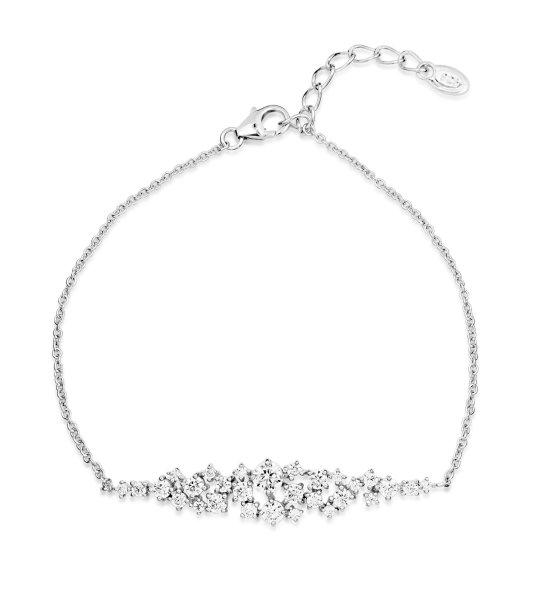 Silver Cat Luxus ezüst karkötő cirkónium kövekkel Classics SC615