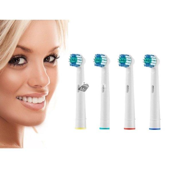 Oral B -hez kompatibilis fogkefefej fogkefe pótfej 1 csomag 4 db
