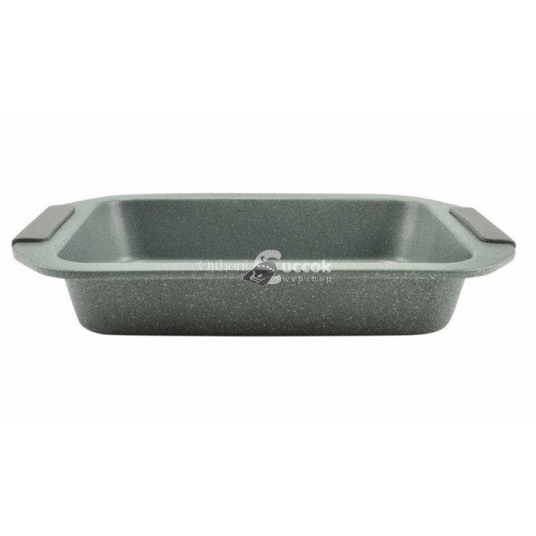 Tepsi tapadásmentes bevonattal, szilikon füllel 37,5x25 cm