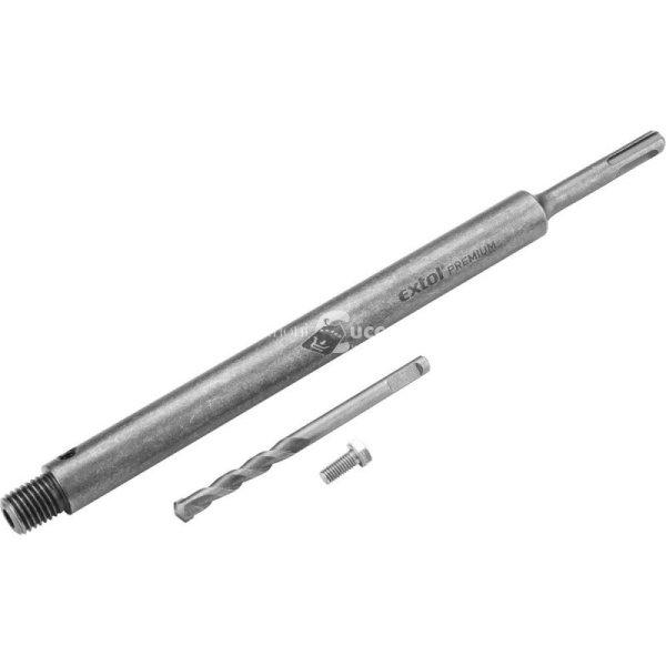 EXTOL PREMIUM hosszabbító szár központfúróval, M16×300mm hosszúság, SDS
befogás, Extol Prémium tégla körkivágókhoz