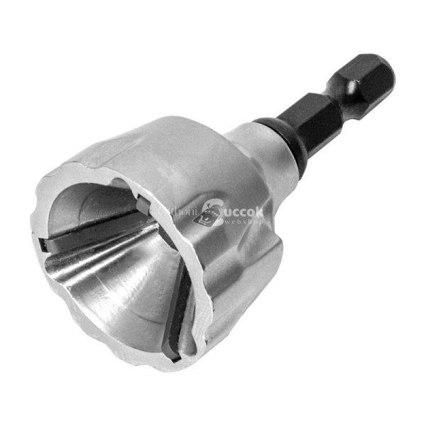 FORTUM sorjátlanító BIT (sorjázó adapter), 3-19mm, fúrógépbe fogható,
1/4'