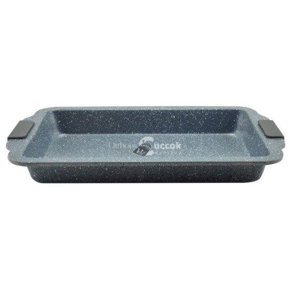 Tepsi tapadásmentes bevonattal, szilikon füllel 40,5x26 cm