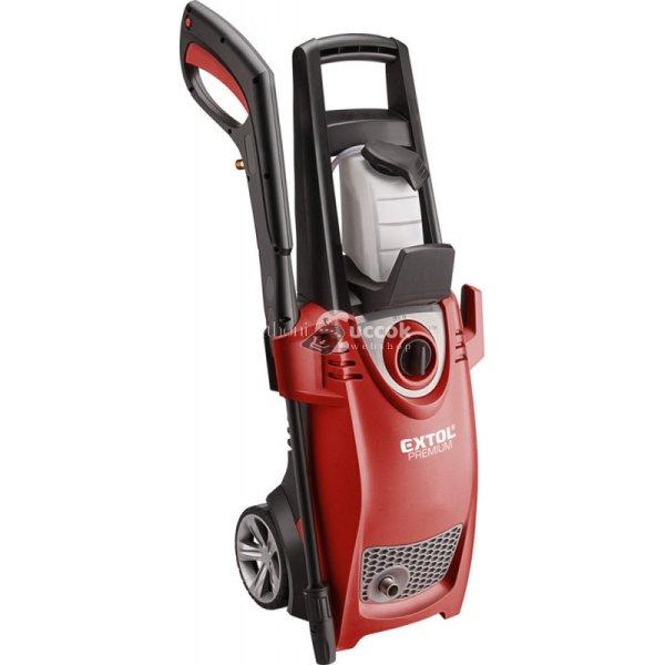 EXTOL PRMIUM magasnyomású mosó 1800W, max./névleges nyomás: 140/100 Bar,
max. 400 liter/óra