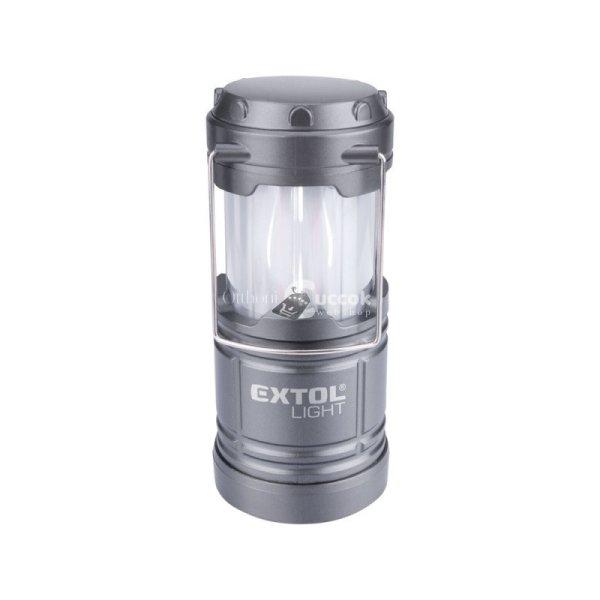 EXTOL LIGHT LED teleszkópos lámpa, 75 Lumen, láng hatású fény, elem
nélkül