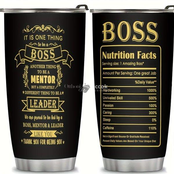 Rozsdamentes Acél Boss Feliratú bögre
