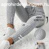 Elegns magas derek bordzott kttt nadrg nknek