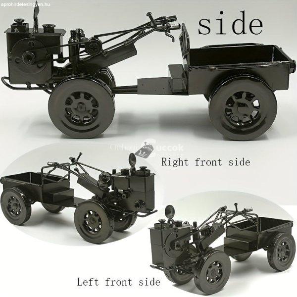 Öntött vas vintage traktor modell
