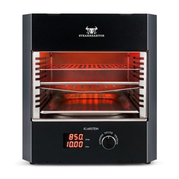 Klarstein Steakreaktor Pro, magas hőmérsékletű beltéri grillsütő, német
gyártmány
