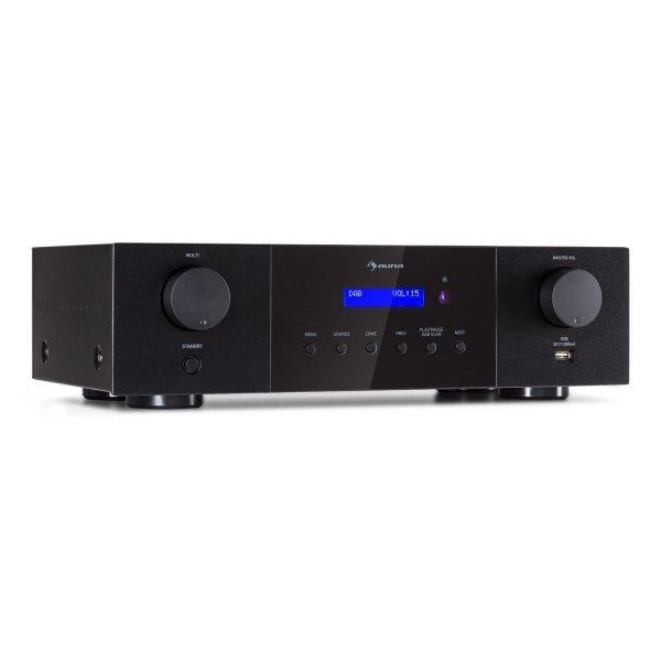 Auna AMP-4000 DAB, Hifi sztereó erősítő, DAB+ rádió, USB, távirányító,
LED kijelző
