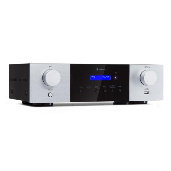 Auna AMP-4000 DAB, Hifi sztereó erősítő, DAB+ rádió, USB, távirányító,
LED kijelző