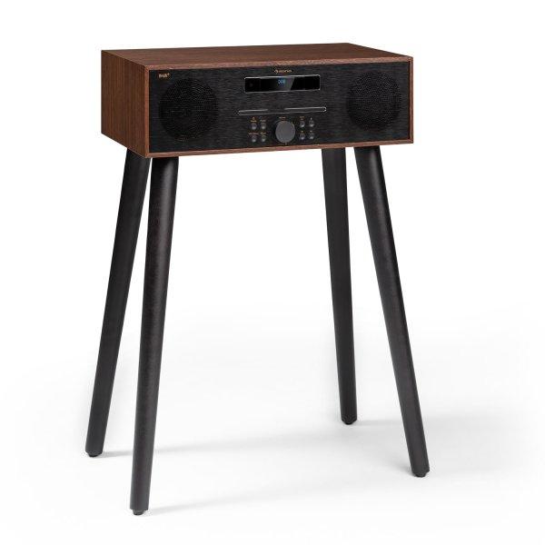 Auna Silver Star CD-DAB, max. teljesítmény 2x10W, Slot-in CD lejátszó, DAB+,
BT, alumínium