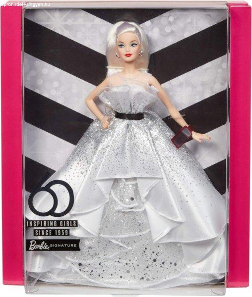 Barbie FXD88 Collector 60. évfordulós baba, gyémánt ihlette ruhával, szőke