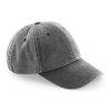 Beechfield Vintage stlus sapka - Fekete
