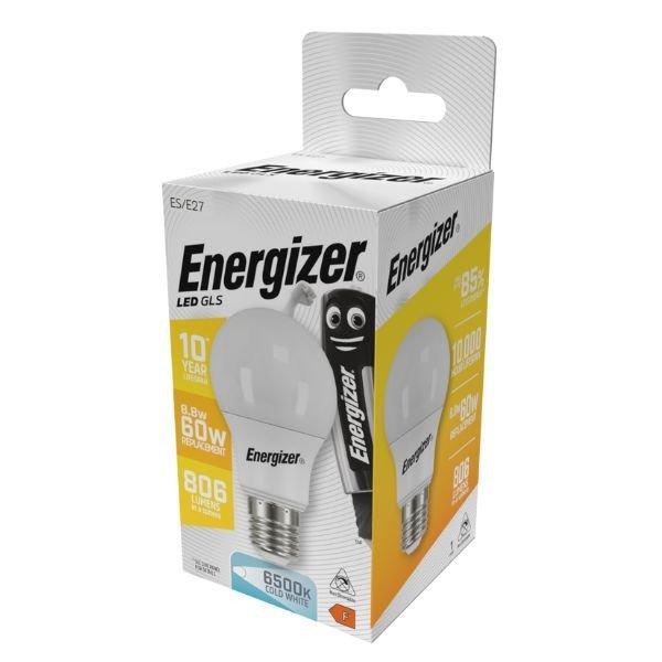 ENERGIZER LED GLOBE E27 8,8W 806lumen (60W) hideg fehér CW 6500K