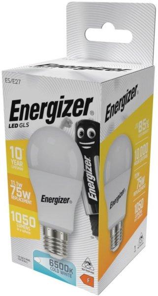 ENERGIZER LED GLOBE E27 11,1W 1050lumen (75W) hideg fehér CW 6500K