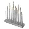 EMOS DCAW02, LED gyertyatart, ezst, 28,5 cm, 3x AA, beltr
