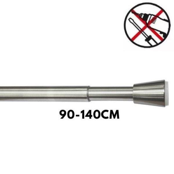 Feszített rúd Gardinia 26/23 nemesacél 90-140 cm 36201