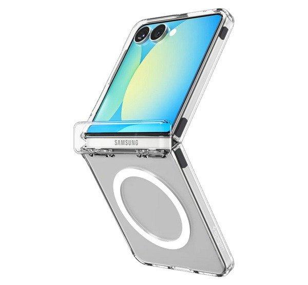SPIGEN ULTRA HYBRID MAG műanyag telefonvédő (ütésállóság, légpárnás
keret, MagSafe) ÁTLÁTSZÓ Samsung Galaxy Z Flip7 (SM-F766)