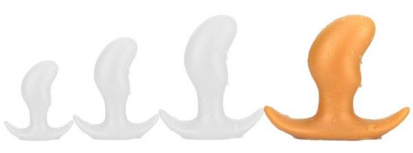 Plug Pods XL – prémium narancssárga análplug 14 x 6,5 cm