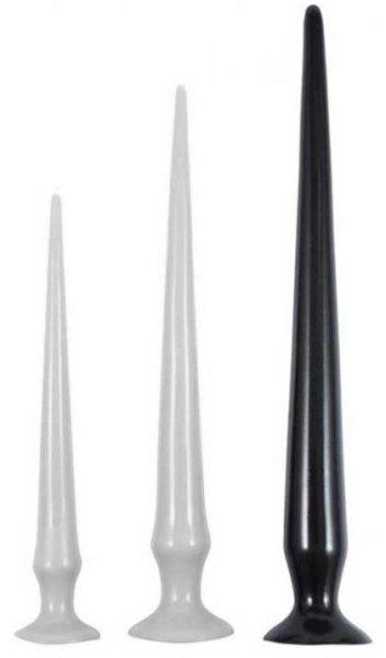 Dildo Tail Flex L – rugalmas fekete dildó 48 cm hosszú