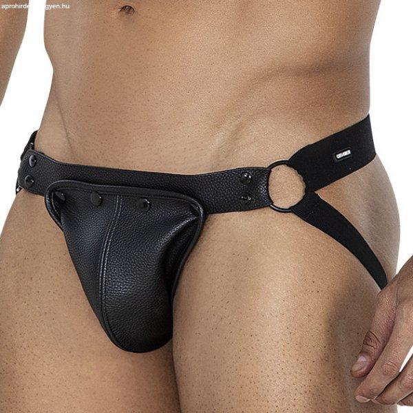 Jockstrap Snap Fekete – prémium sportos férfi alsónemű