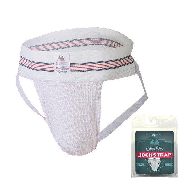 Jockstrap Original – prémium fehér hárompántos alsónemű