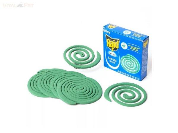 Raid Szúnyogirtó spirál 10db