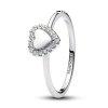 Pandora Romantikus ezst gyr Szv glrival Timeless 19380