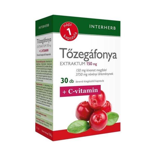 INTERHERB NAPI 1 TŐZEGÁFONYA EXTRAKTUM KAPSZULA 30DB
