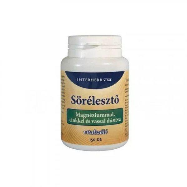 INTERHERB SÖRÉLESZTŐ MAGNÉZIUMMAL TABLETTA 150DB