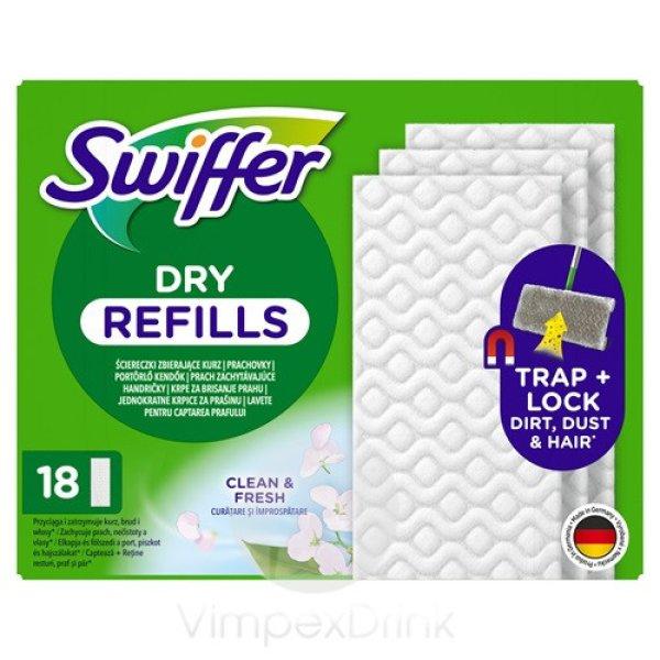 Swiffer padlótörlő kendő száraz utt.18db
