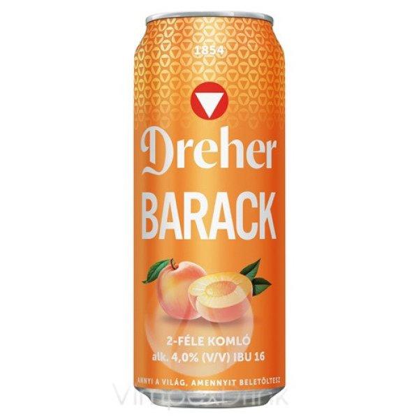 Dréher Barack 4% 0,5l DOB DRS
