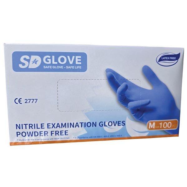 SD Glove Nitril P.mentes kesztyű100db M
